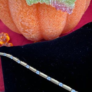 14kt yellow Gold Diamond Bracelet